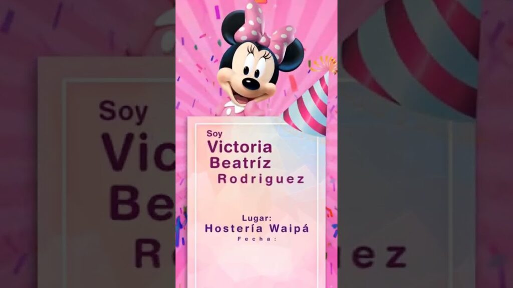 Invitación Digital – Victoria Rodriguez